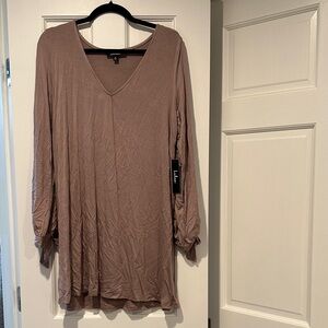 NWT Lulus Women's Tunic Dress - Taupe